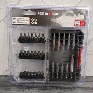 Porter Cable 32pc Screwdriving Bit Set with Case - Model #PCAST32SET
